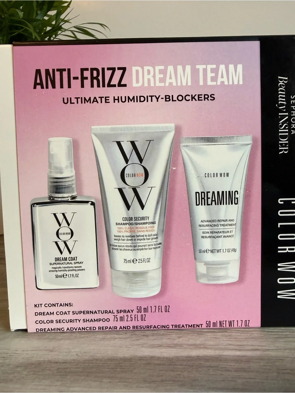 Colors Wow Anti-Frizz Dream Team Ultimate Humidity Blockers Kit ✨BNIB✨